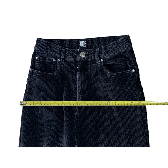 BDG Urban Outfitters High-Rise Baggy Bubble Corduroy Pants Black Size 28 (Small) - Picture 13 of 16